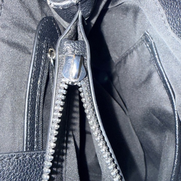 Nine West Black Shoulder Bag with Thick Logo Strap - Picture 6 of 6